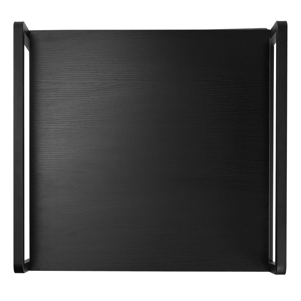 Rolling Mini Fridge Stand, 2 Drawers, Lockable Wheels