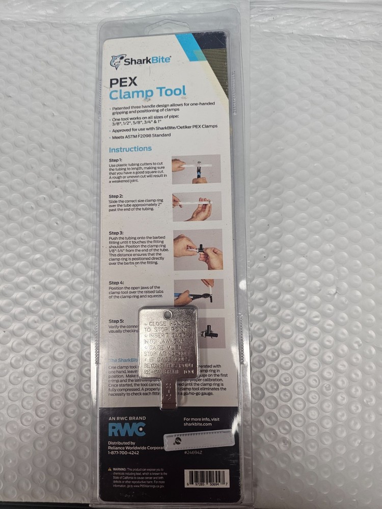 SharkBite Pex Clamp Tool 865895 NEW