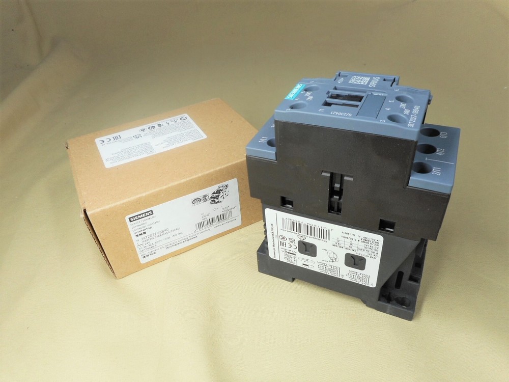 SIEMENS 3RT2027-1BB40 3-pole contactor (NIB)