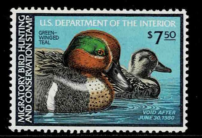 Single    Face Value Duck Stamps RW 46