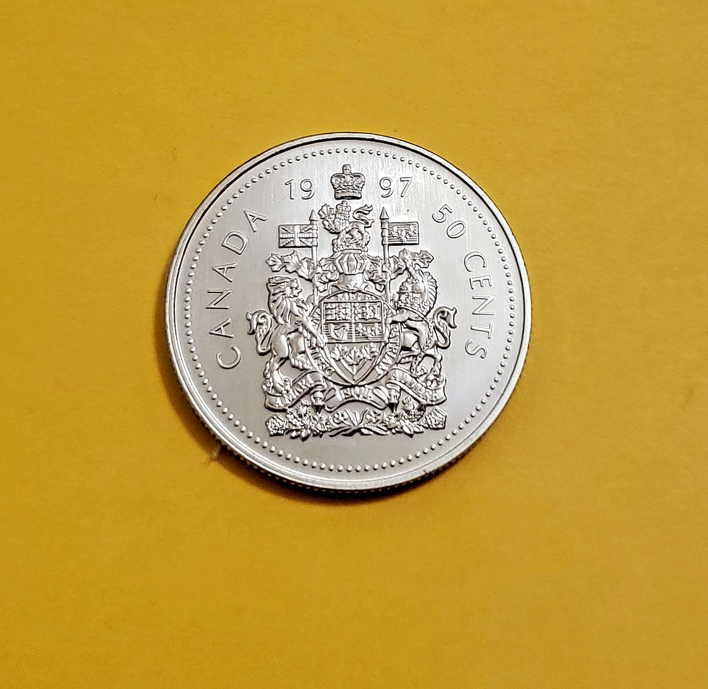 1997 Canadian Specimen Fifty cent piece