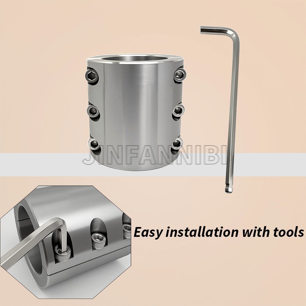 2PCS 2" Steel Tube Clamps Bolt On / Clamp On Weldable Roll Cage Mounts HD NEW