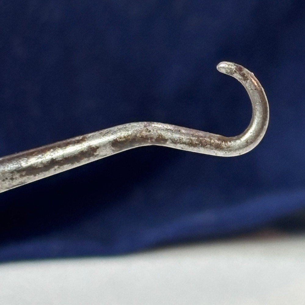 Antique Foster & Bailey Button Hook Sterling Silver Handle Lace Puller