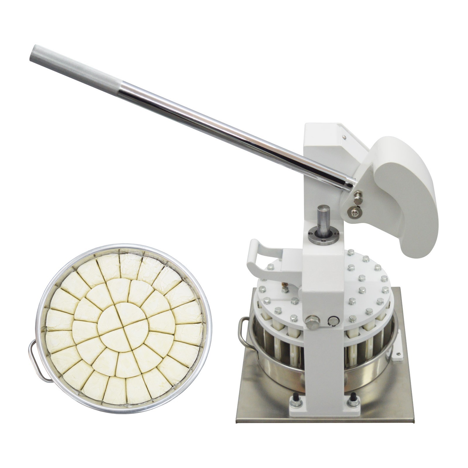 Commercial Dough Divider Cutter 40PCS Manual Dough Dividing Machine 27g-144g