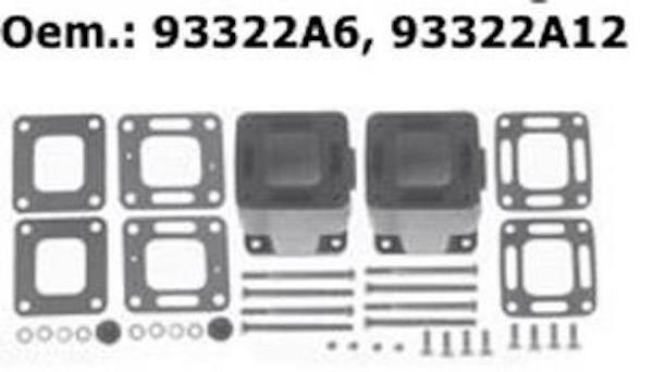 93322A-6, Mercury Marine Mercruiser Quicksilver 6" Riser Kit