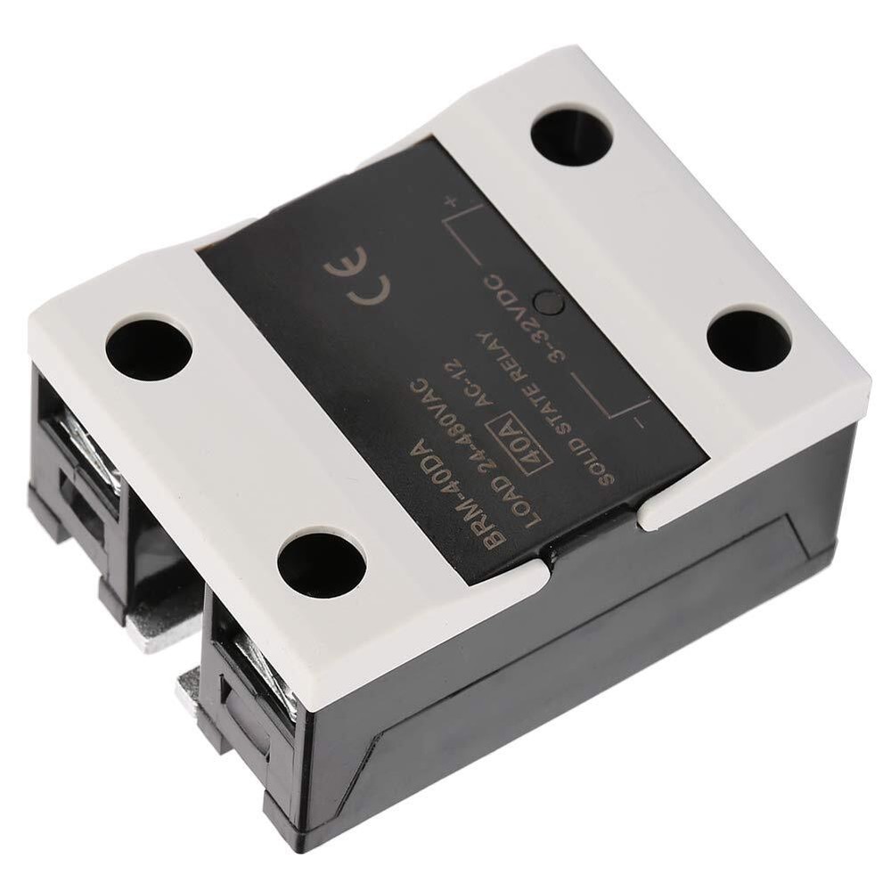 BRM-40DA Load 24-480VAC Solid State Relay Reduced EMI. Ideal for Heating Cool...