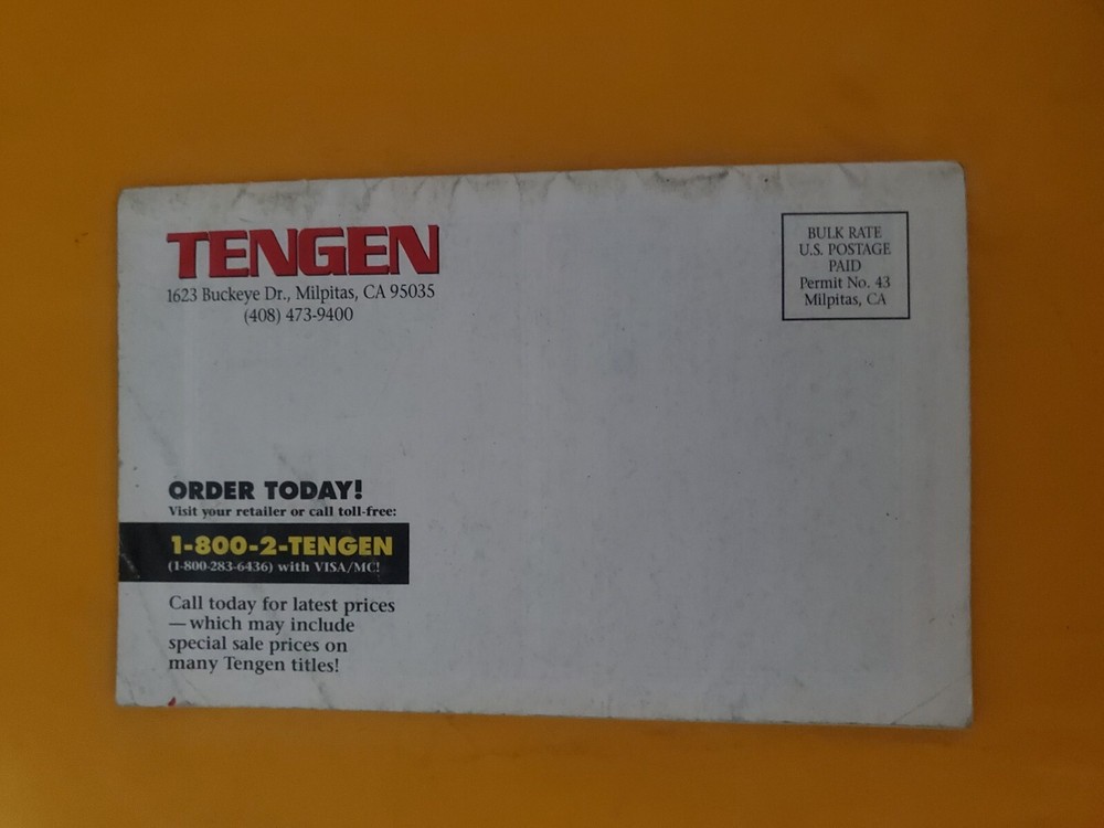 Tengen mailer Insert Catalog