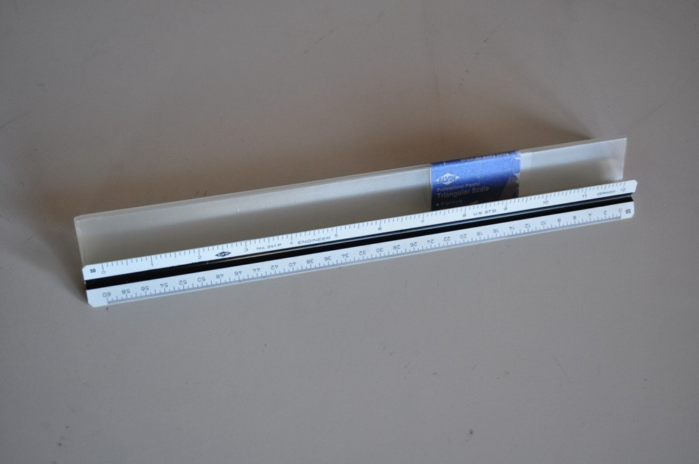 Alvin 3 sided Engineer Scale No 241P FREE SAME DAY SHIPPING