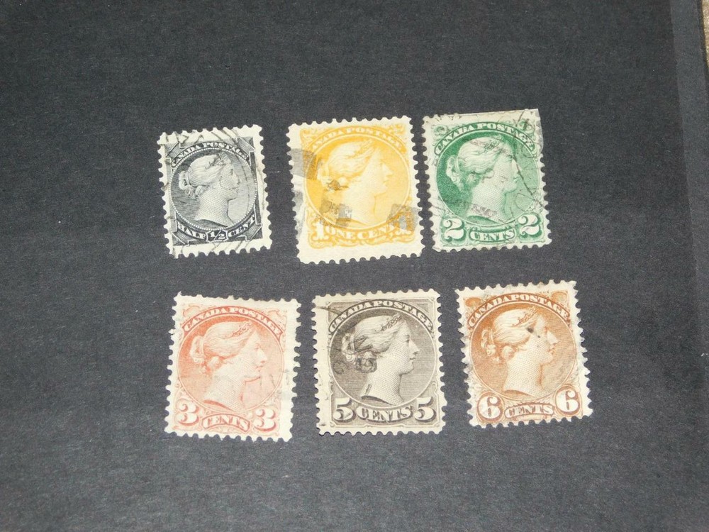 CANADA, SCOTT# 34-39 USED