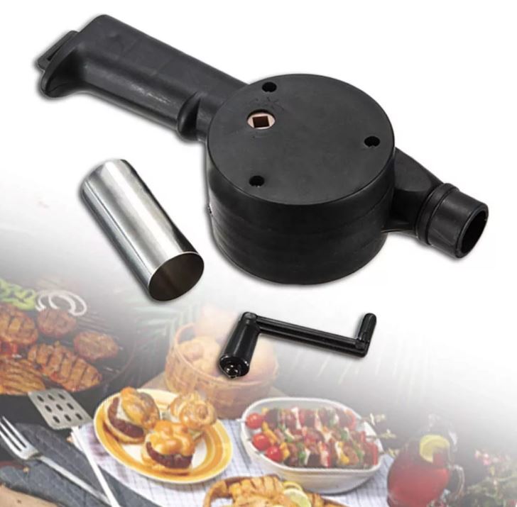 BBQ Fan Air Blower Fire Starter Portable Tool