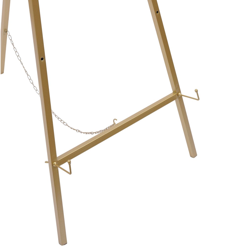 2X Large Gold Wedding Easel Stand Drawing Poster Display Adjustable Angle Height