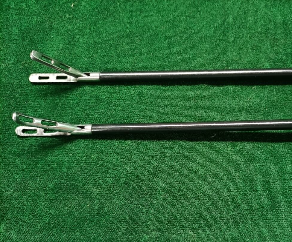 2pc Laparoscopic Monopolar Croce Olmi Grasper 5mmx330mm Reusable Instruments