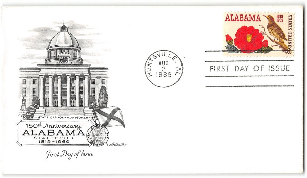 US #1375 FDC, 1969, Artmaster