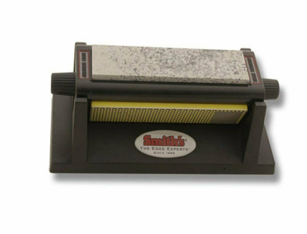 Smith's Diamond Tri-Hone Sharpening System, 8" Diamond & Arkansas Stones #50008