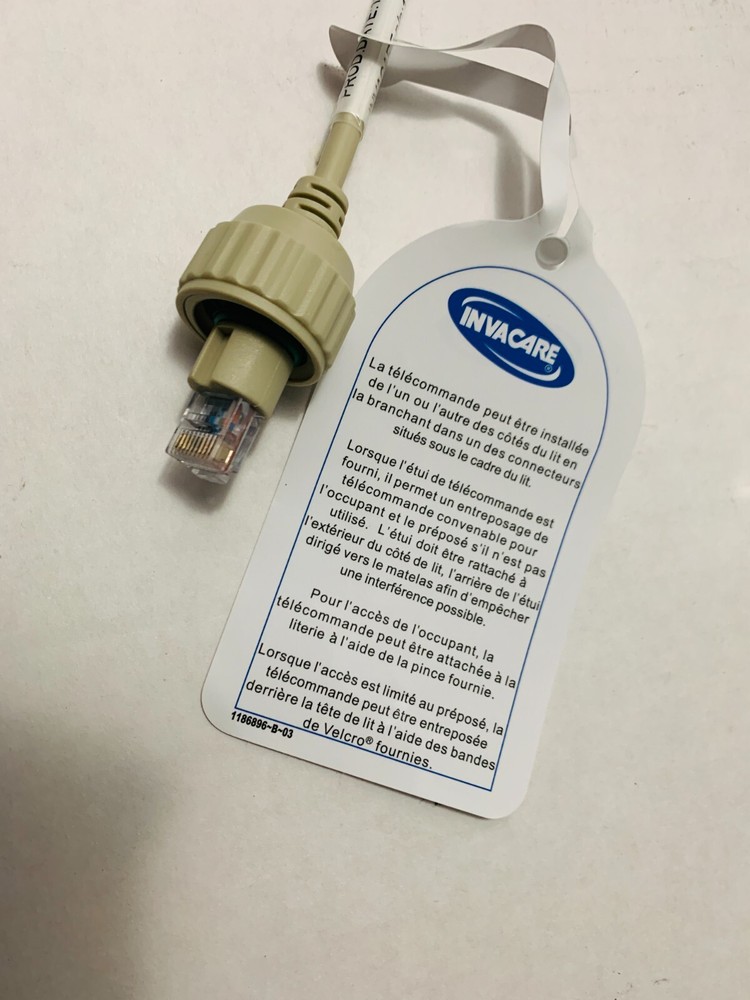 Invacare 1158553 (1158435) CS7 8 Button Bed Controller Remote Pendant