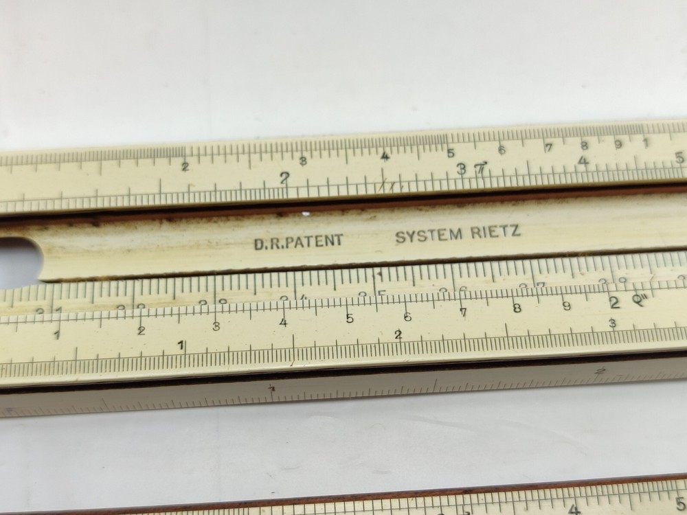 Logarithmic Ruler Slide Wichmann m.b.H. System Rietz German WW2 Drawing Device