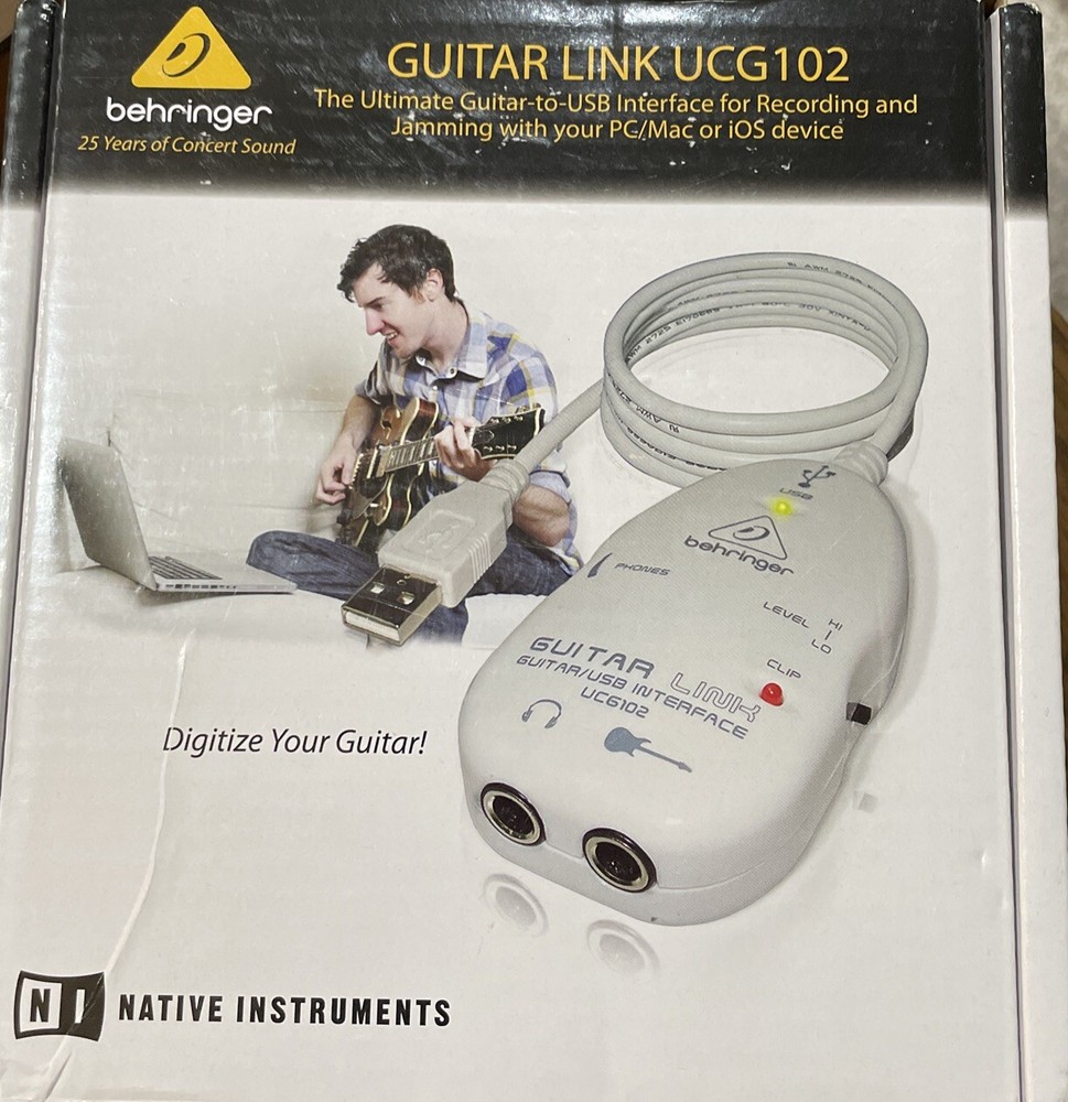 Behringer Guitar Link UCG102 USB Audio Interface