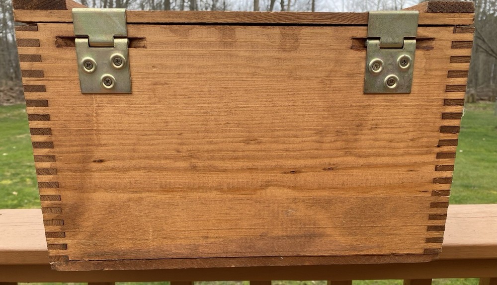 Winchester Repeating Arms Co. Empty Wooden Ammunition Box with Locking Latch