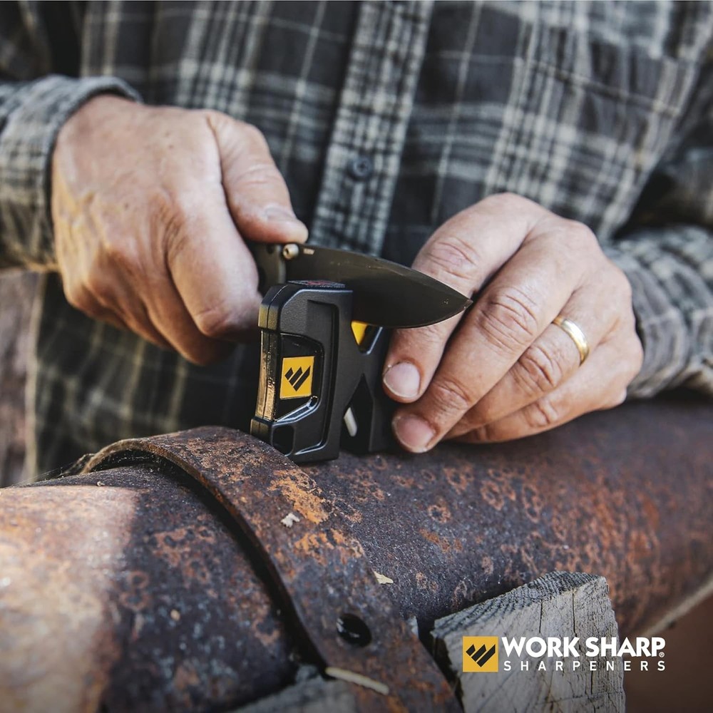 Work Sharp Portable Pivot Knife Sharpener, WSEDCPVT EDC Black