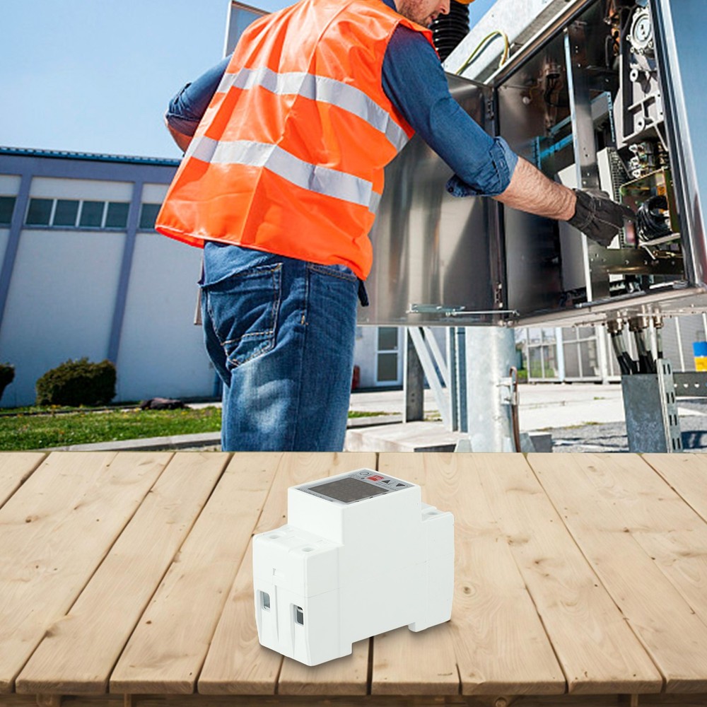 63A Adjustable Voltage Protector Relay for Din Rail with Display Function