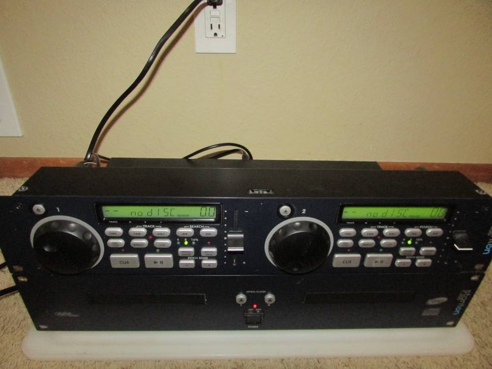 Stanton C.500 Professional DJ Dual Deck CD Player & Control Panel w/Cables Works