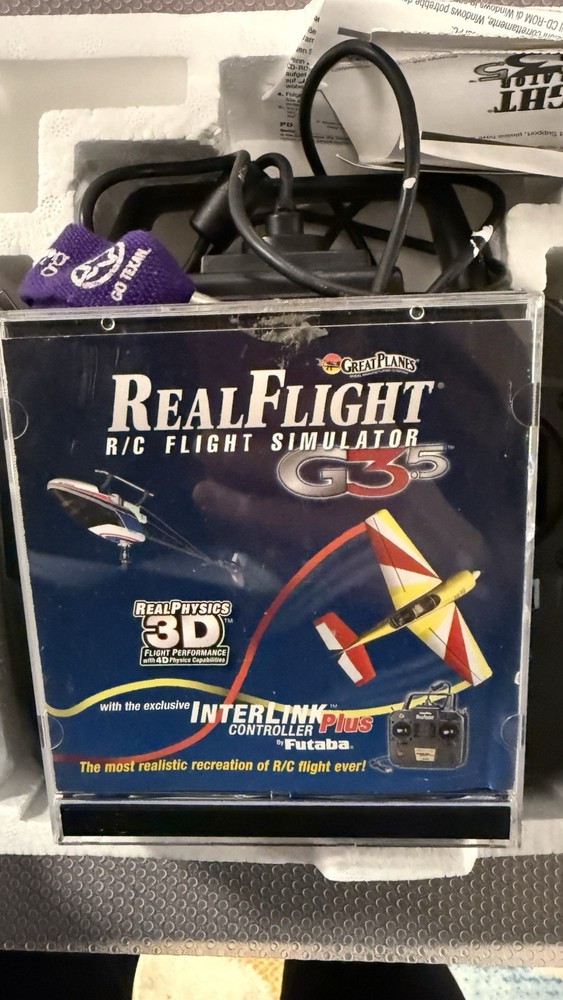 Great Planes Real Flight RC Flight Simulator G3.5 Remote Preowned w/Original Box