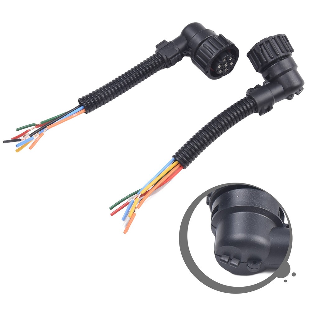 Black ABS Rear Tail Light Connector Base for Sprinter Prewired