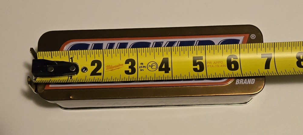 Snickers Tin Container Stash Box Storage Empty