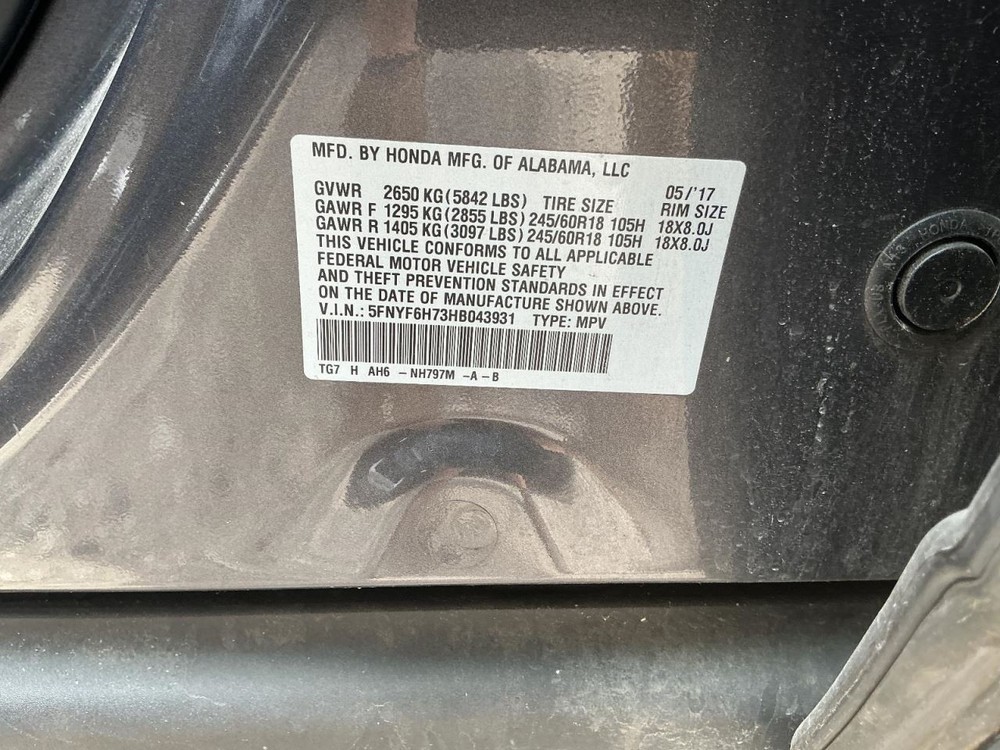 Transfer Case Automatic 6 Speed Fits 16-20 PILOT 841536
