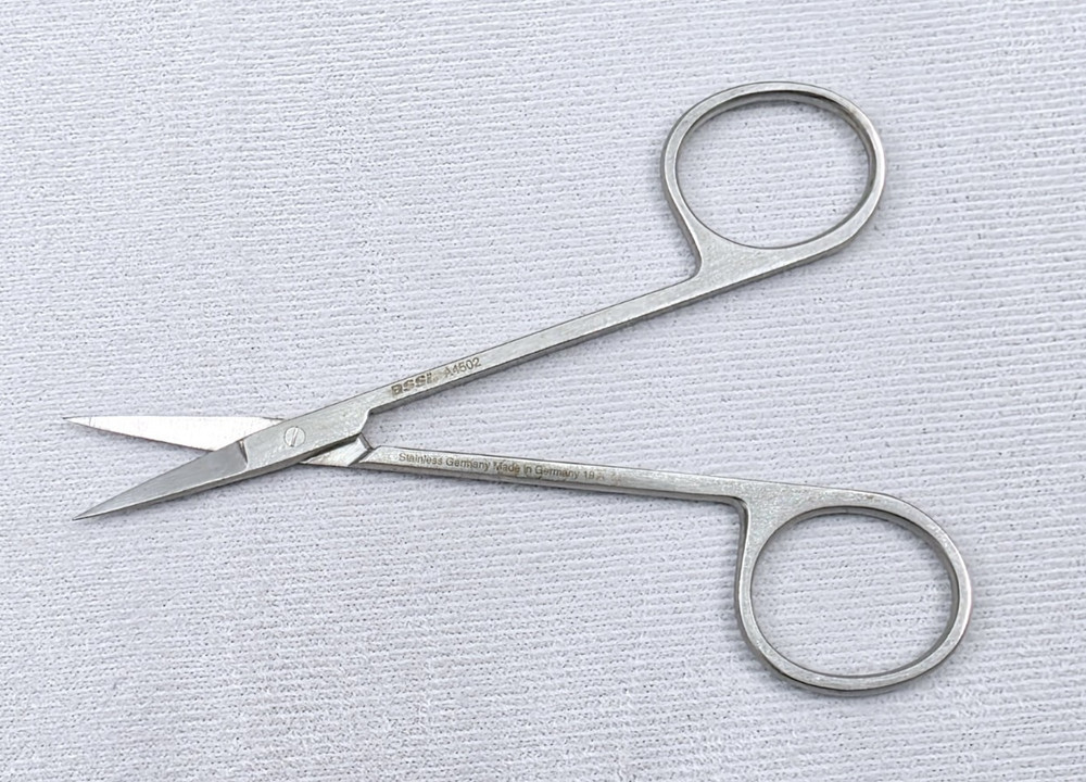 ASSI ASSI.A4502 Iris Delicate Scissors, Straight Tip 11.5cm