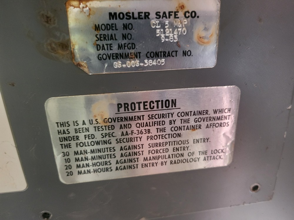 GSA Class 5 Security Container With KABA MAS SCIF LOCK