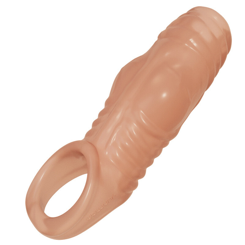 Reusable Condoms Delayed Ejaculation Bigger Glans Penis Enlarger Sleeve Extender