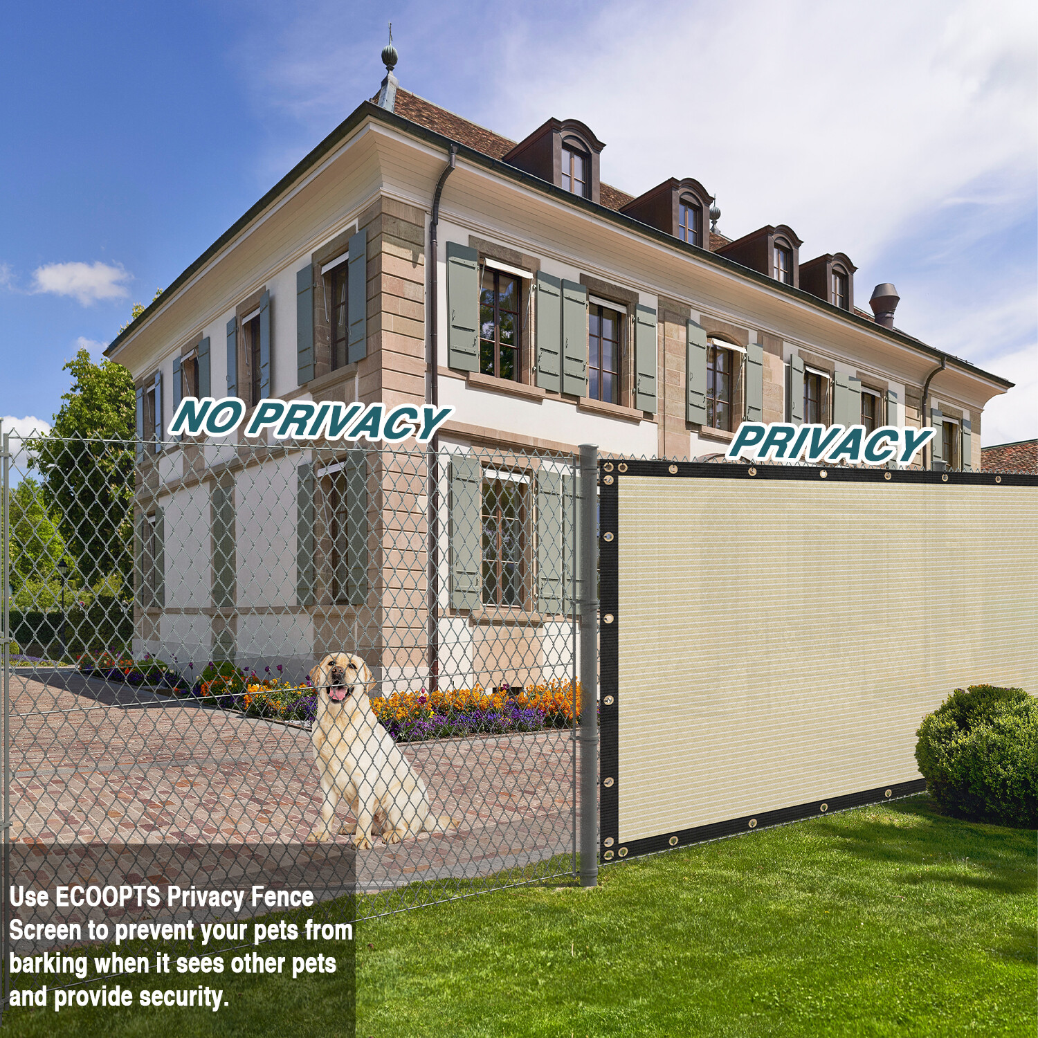 4/5/6/8 ft Privacy Fence Screen Garden Yard UV Windscreen Mesh Shade Net Cover