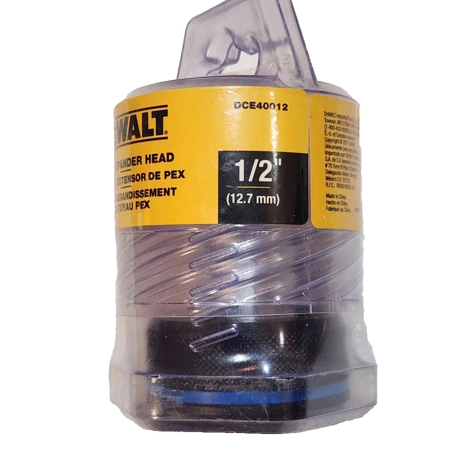 DeWALT - 1/2" Pex Expander Head # DCE40012 NIB