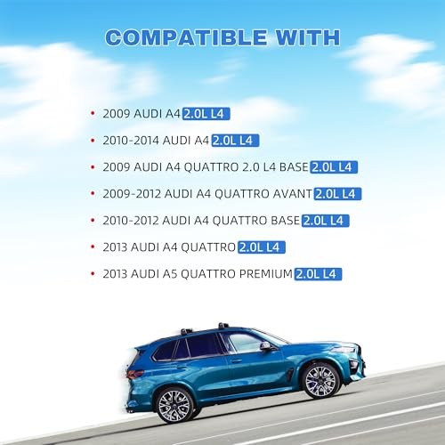 Hydraulic Front Engine Mount Kit Left with Sensor Wire 2 Pcs For Audi A4 A5