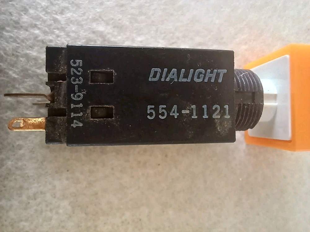 Avionic Master Pushbutton Switch P/N 554-1121