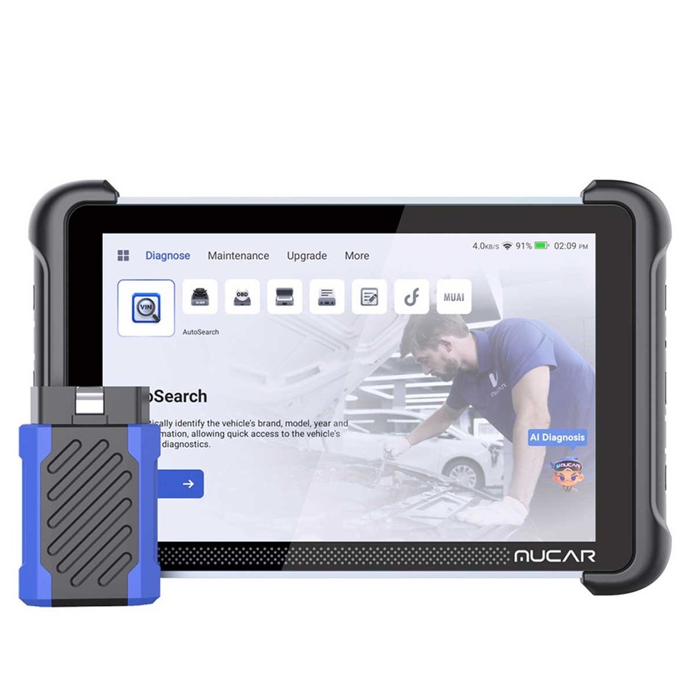 MUAI Diagnostic Scanner MUCAR 892BT Active Test ECU Coding Scan Tool CANFD/DOIP