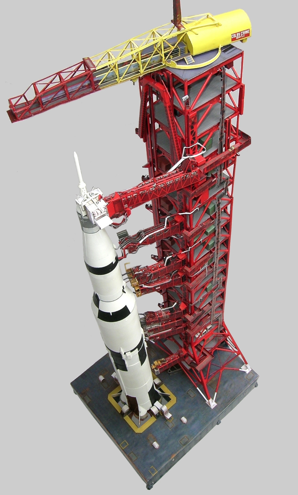 Launch Umbilical Tower LUT Craft Model for Monogram,Airfix 144 Saturn V PLS.READ