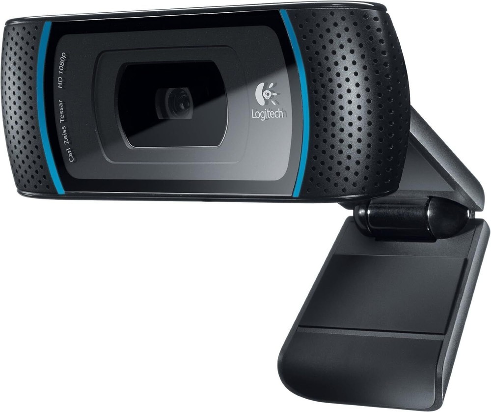 Logitech C910 Black Webcam HD Pro 1080p with Logitech Vid HD