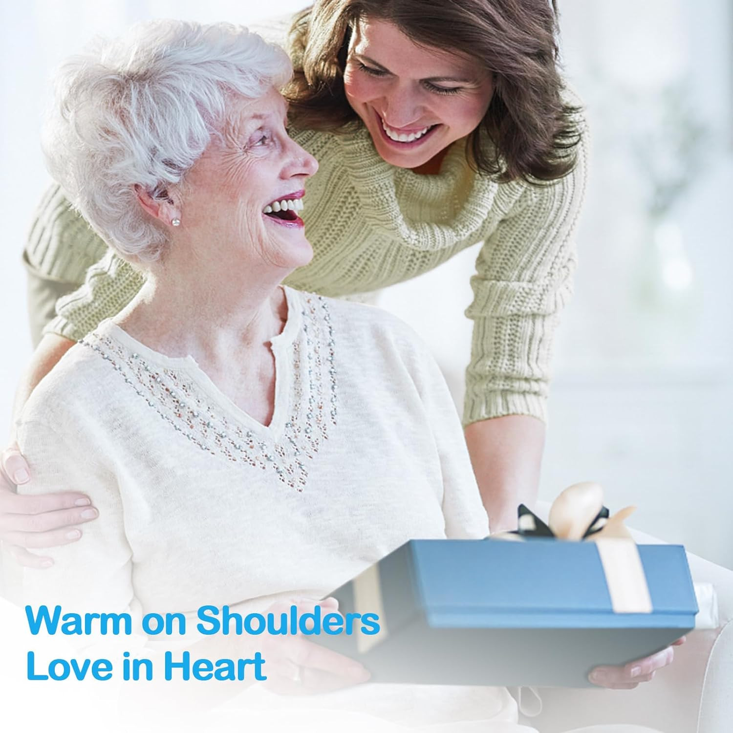 Heating Pad for Neck and Shoulders, Birthday Gifts for Women Mom Wife Her Men H