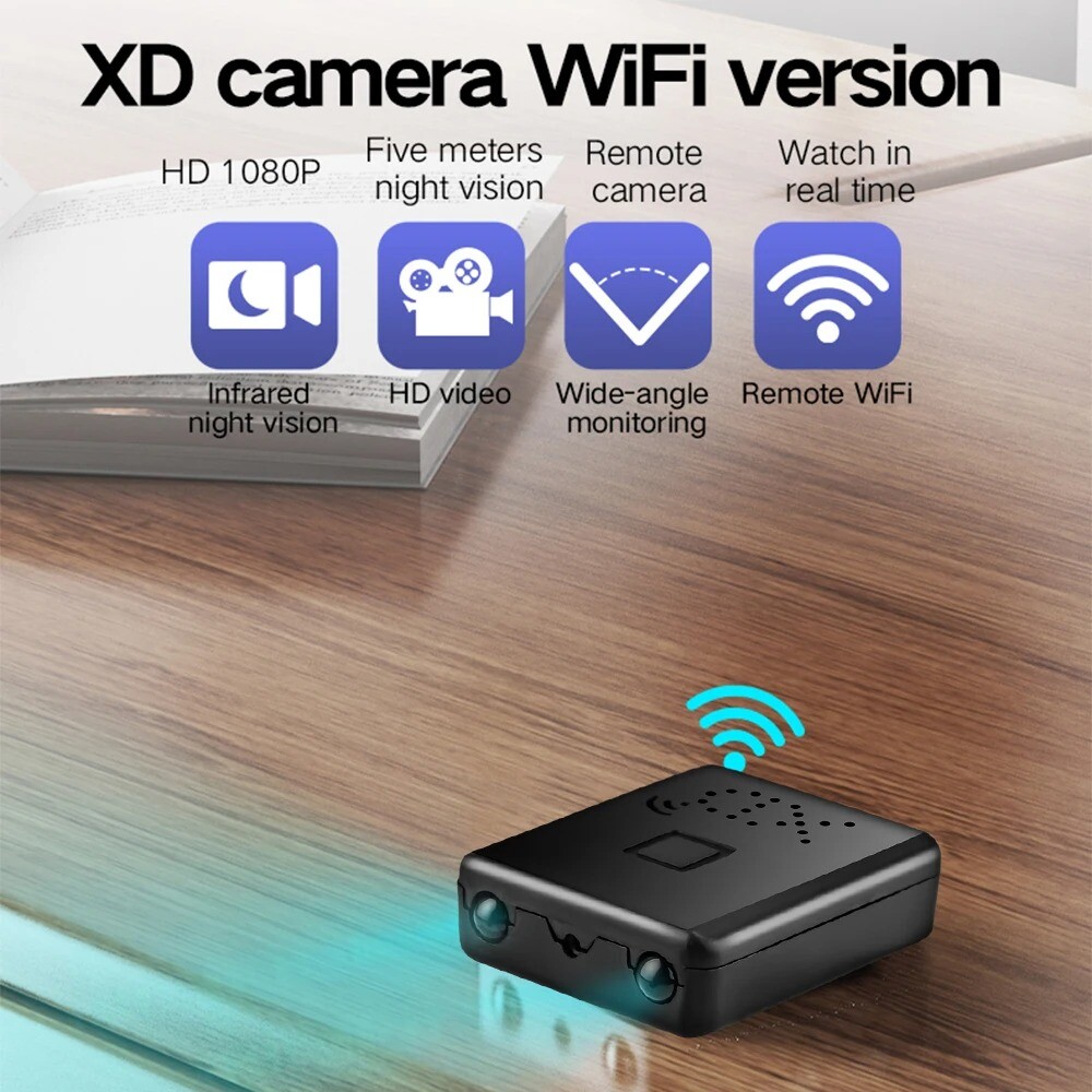 2025 Smart Mini WiFi Camera Wireless 1080P HD Night Cam w/Battery Home Security