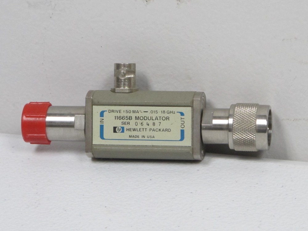 HEWLETT PACKARD 11665B RF MODULATOR,USED,N-COAXIAL