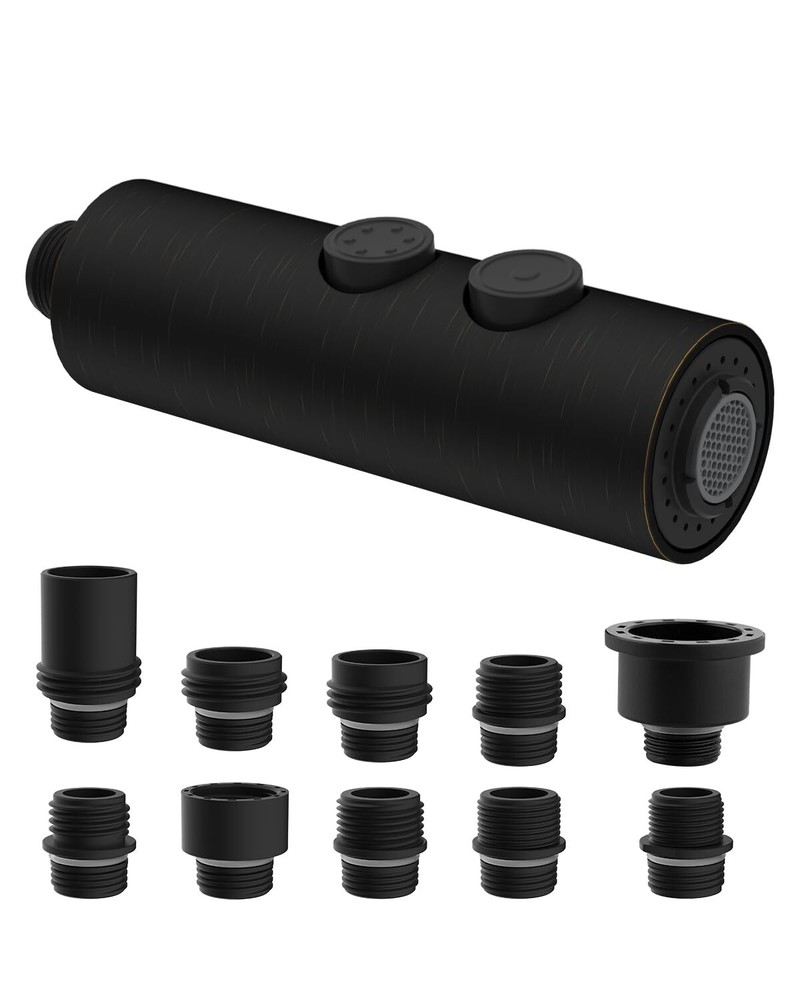 Metal Pull Down Kitchen Faucet Head Replacement,2 Function Sink Faucet Head