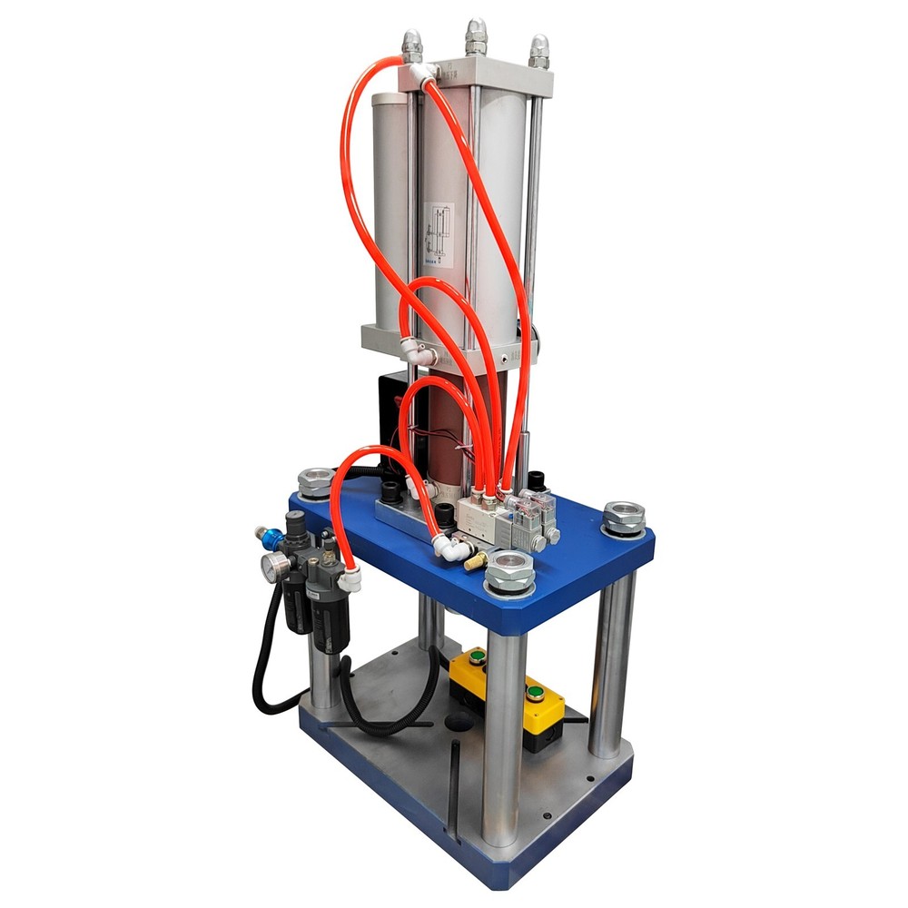 110V 17636Lbs/8000kg Pneumatic Punch Press Machine with Controller Manual Switch