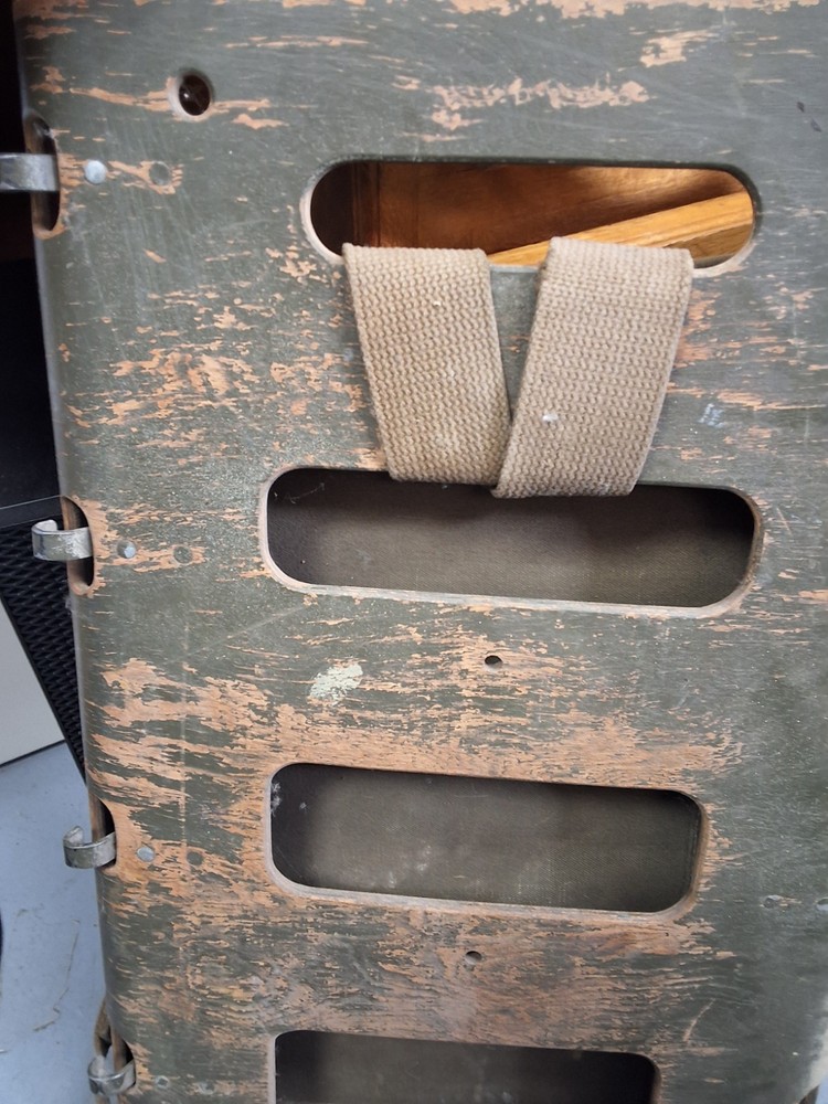 ORIGINAL WWII US ARMY M1944 EQUIPMENT AMMO CARRY PACK BOARD BACKPACK-DATED 1944