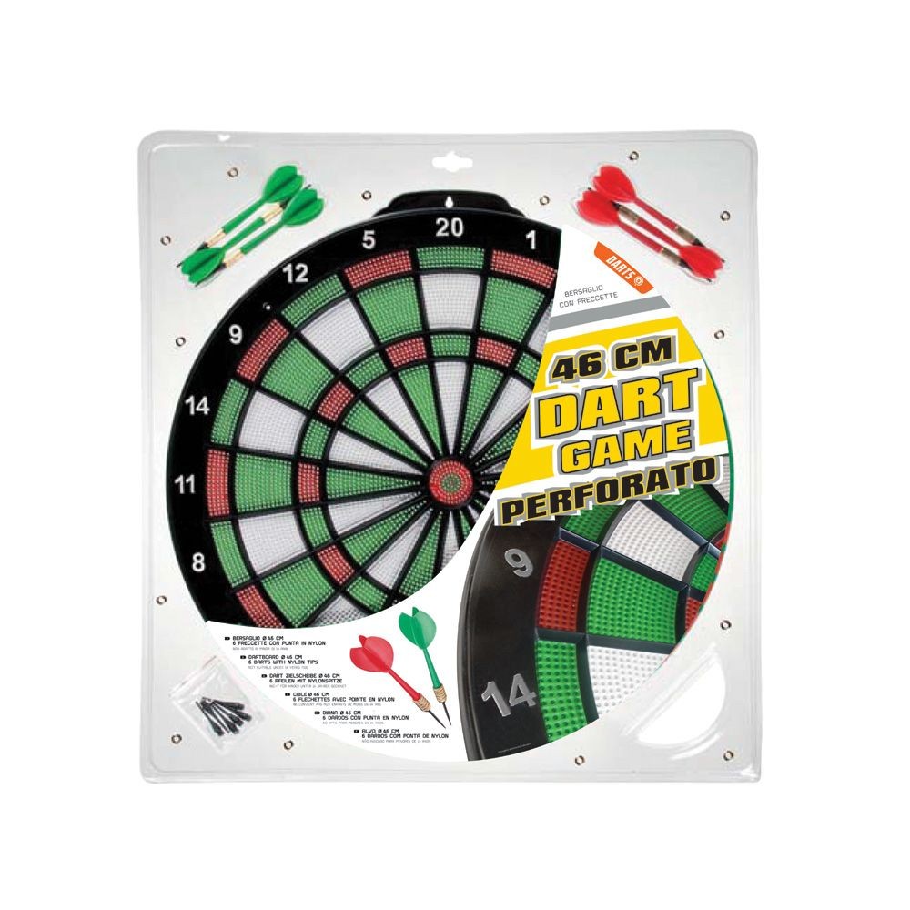 Perforated Target 46cm W/6Arrows