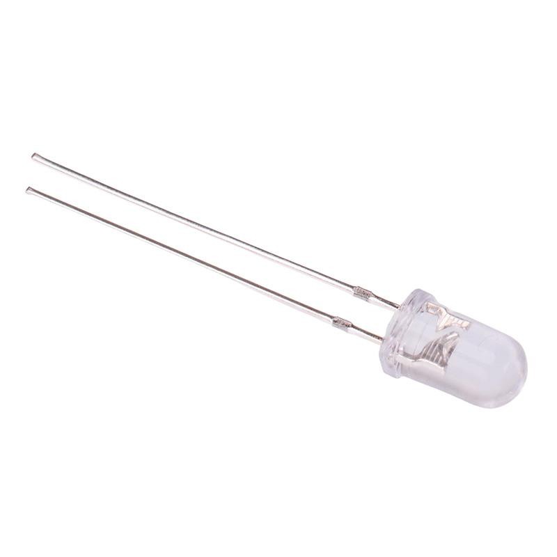 10 x Yellow 5mm Clear Round LED 2000mcd
