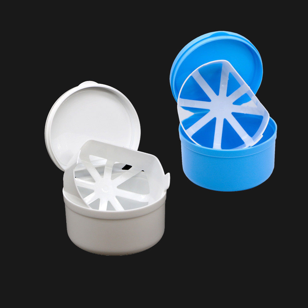 2Pcs Denture Storage Box Protective Dental False Teeth Case Container Network