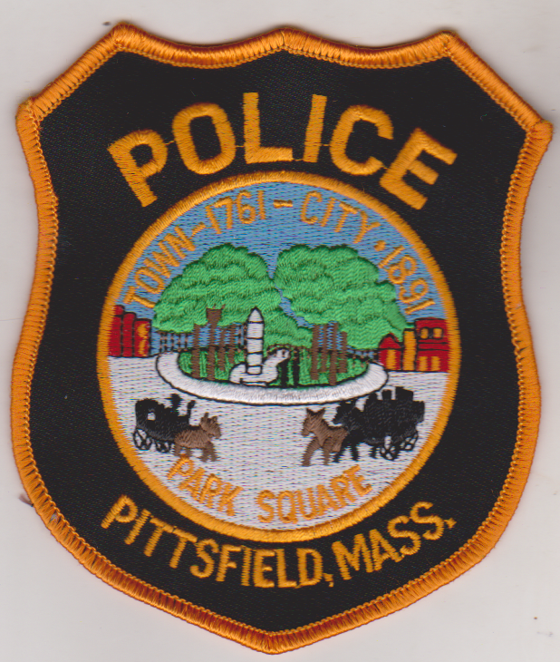 Pittsfield MA Police non shield shape patch