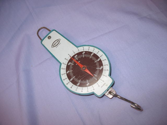 Chatillon Vintage Hanging Scale with Dial 25 Pounds